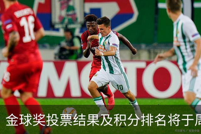 金球奖投票结果及积分排名将于周六正式发布